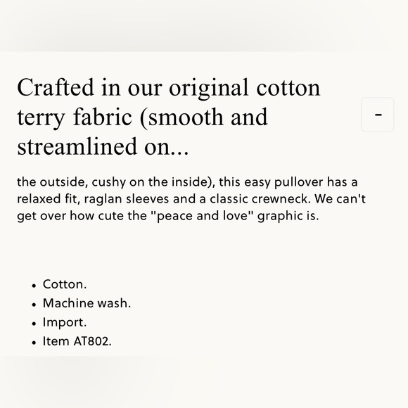 NWT J.CREW Holiday Dove Heart Paix et Amour Graphic Sweatshirt Light Blue M - Picture 5 of 12